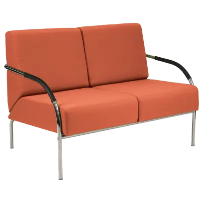 SPA 2 chrom, látka SUE S 1447 - látka lososová